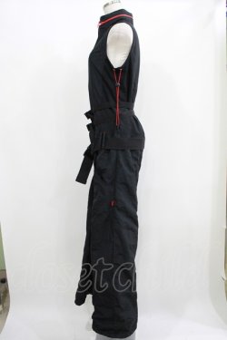 画像2: Qutie Frash / 配色オールインワン  黒×赤 H-25-06-09-1036-QU-PA-KB-ZH