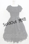 ATELIER PIERROT / レースバッスルワンピース  ブラック H-25-06-09-1004-EL-OP-KB-ZH