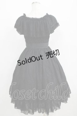 画像3: ATELIER PIERROT / レースバッスルワンピース  ブラック H-25-06-09-1004-EL-OP-KB-ZH