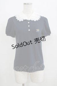 Jane Marple / トリプルレースカラーのプルオーバー  ネイビー H-25-06-09-1054-JM-TO-KB-ZH