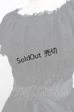 画像4: ATELIER PIERROT / レースバッスルワンピース  ブラック H-25-06-09-1004-EL-OP-KB-ZH