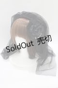 ATELIER PIERROT / ローズヴェールカチューシャ  ブラック H-25-06-09-1061-EL-AC-KB-ZH