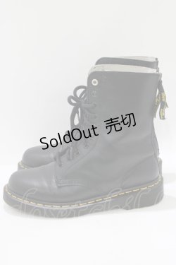 画像2: Dr.Martens （Getta Grip） / Y’S 10 EYEブーツ UK6(約25cm) ブラック H-25-06-09-1062-PU-SH-KB-ZT387