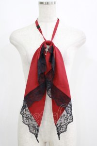 PUTUMAYO / チャーム付リボンタイ  レッド H-25-06-09-1063-PT-ZA-KB-ZH