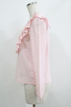 画像2: MILK / ミラージュブラウス  ピンク H-25-06-09-1068-ML-BL-KB-ZH