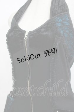 画像5: Ozz On / 異素材切替ホルターワンピース  黒 H-25-06-09-1017-OO-OP-KB-ZH