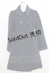 axes femme / リボンポケットコート M ネイビー H-25-06-10-023-AX-CO-NS-ZT-C044