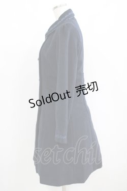 画像2: axes femme / リボンポケットコート M ネイビー H-25-06-10-023-AX-CO-NS-ZT-C044