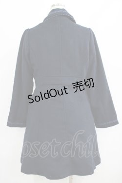 画像3: axes femme / リボンポケットコート M ネイビー H-25-06-10-023-AX-CO-NS-ZT-C044