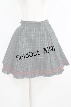 画像1: metamorphose / スクールミニスカート Free グリーン H-25-06-10-025-ME-SK-NS-ZH