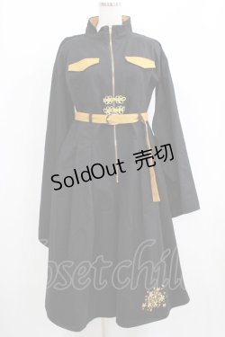 画像1: IRO+IRO / 陶酔する秋の甘香*金木犀の和風つなぎ Free ブラック H-25-06-10-026-LO-OP-NS-ZH