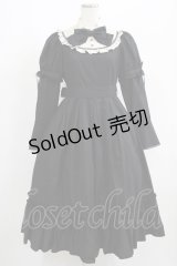 Victorian maiden / ヴェルデュールマロリーロングドレス Free ブラック H-25-06-10-003-CL-OP-NS-ZH