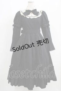 Victorian maiden / ヴェルデュールマロリーロングドレス Free ブラック H-25-06-10-003-CL-OP-NS-ZH
