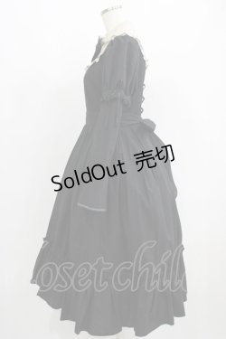 画像2: Victorian maiden / ヴェルデュールマロリーロングドレス Free ブラック H-25-06-10-003-CL-OP-NS-ZH
