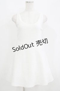 Swankiss / 裾チュールワンピース Free ホワイト H-25-06-10-034-CA-OP-NS-ZH