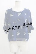 Fi.n.t / ミモザ総刺繍プルオーバーブラウス Free NAVY H-25-06-10-036-CA-BL-NS-ZH