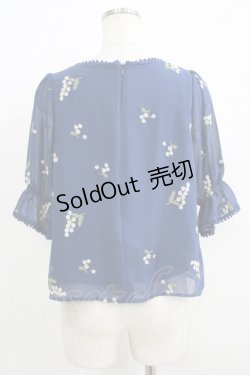 画像3: Fi.n.t / ミモザ総刺繍プルオーバーブラウス Free NAVY H-25-06-10-036-CA-BL-NS-ZH