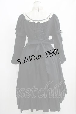 画像3: Victorian maiden / ヴェルデュールマロリーロングドレス Free ブラック H-25-06-10-003-CL-OP-NS-ZH