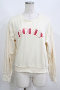 Fi.n.t / POLLYロゴスウェットプルオーバー Free オフ H-25-06-10-039-CA-TO-NS-ZH