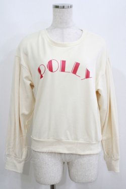 画像1: Fi.n.t / POLLYロゴスウェットプルオーバー Free オフ H-25-06-10-039-CA-TO-NS-ZH