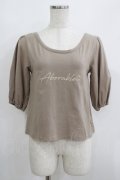 An MILLE / リボンカットソー Free ベージュ H-25-06-10-040-EL-TO-ET-ZH