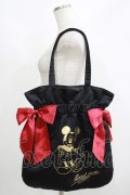 Maison de FLEUR / Mickey Mouse/ダブルリボントート  ブラック/レッド H-25-06-10-051-LO-BG-NS-ZH