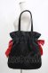 画像2: Maison de FLEUR / Mickey Mouse/ダブルリボントート  ブラック/レッド H-25-06-10-051-LO-BG-NS-ZH (2)