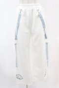 ACDC RAG / ドットネコパンツ  ホワイト×パステルブルー H-25-06-10-1006-PU-PA-KB-ZH