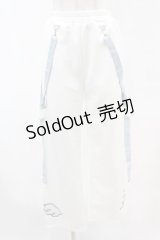 ACDC RAG / ドットネコパンツ  ホワイト×パステルブルー H-25-06-10-1006-PU-PA-KB-ZH