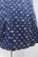 画像5: Jane Marple / Tumbling Diceのグースカラードレス  紺 H-25-06-10-1026-JM-OP-KB-ZH (5)