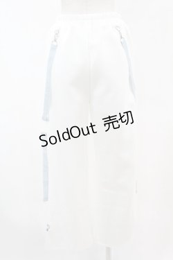 画像2: ACDC RAG / ドットネコパンツ  ホワイト×パステルブルー H-25-06-10-1006-PU-PA-KB-ZH