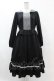 画像1: Melody BasKet / Lilibet dress M ブラック H-25-06-10-1029-LO-OP-KB-ZH (1)