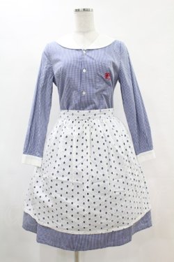 画像1: ネバアランド / 仔羊エプロンワンピース  青 H-25-06-10-1037-LO-OP-KB-ZH