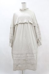 MILK / ミルフィーユワンピース  ベージュ H-25-06-10-1045-ML-OP-KB-ZH