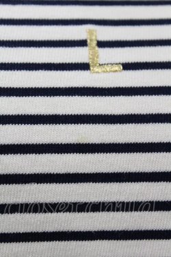 画像3: MILK / Lace upボーダートップス  オフ H-25-06-10-1059-ML-TO-KB-ZH