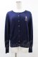 画像1: Jane Marple / Little tassel dollsエンブロイダリーカーディガン M ネイビー H-25-06-10-1061-JM-TO-KB-ZH (1)