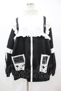 ACDC RAG / GAME OVERフリルジャケット  ブラック H-25-06-10-1062-PU-JA-KB-ZH