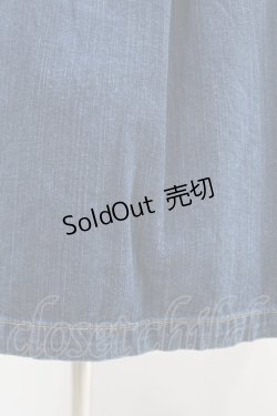 画像4: Jane Marple / コットンデニムティアードスカート  インディゴ H-25-06-10-1009-JM-SK-KB-ZH
