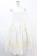 Jane Marple / Winter lace tablier skirt M アイボリー H-25-06-10-1015-JM-SK-KB-ZH