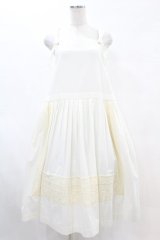 Jane Marple / Winter lace tablier skirt M アイボリー H-25-06-10-1015-JM-SK-KB-ZH