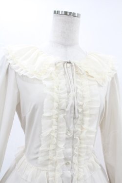 画像4: Melody BasKet / ホイップフリルワンピース  アイボリー H-25-06-10-1018-LO-OP-KB-ZH