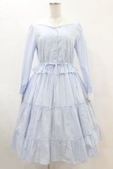 Melody BasKet / ナイチンゲールワンピース  サックス H-25-06-10-1019-LO-OP-KB-ZH