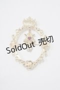 m petit by misako / AMクラウンビジューブローチ  ゴールド H-25-06-10-066-LO-AC-NS-ZH