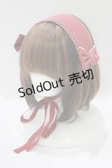 Angelic Pretty / ブリティッシュカレッジヘッドドレス  ワイン H-25-06-10-072-AP-AC-NS-ZH