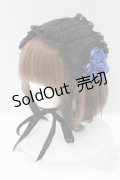 metamorphose / ロゴリボンヘッドドレス  ブラック/ブルー H-25-06-10-074-ME-AC-NS-ZH