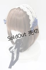 MAM MAXICIMAM / ミラクルスウィート ラ・クラルテ ヘッドドレス  ネイビー H-25-06-10-075-GO-AC-NS-ZH
