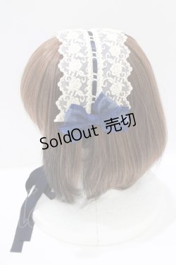 画像2: MAM MAXICIMAM / ミラクルスウィート ラ・クラルテ ヘッドドレス  ネイビー H-25-06-10-075-GO-AC-NS-ZH
