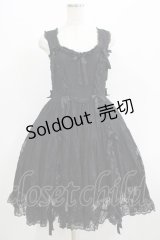 metamorphose / ラッセルレースジャンパースカート Free ブラック H-25-06-10-009-ME-OP-NS-ZH