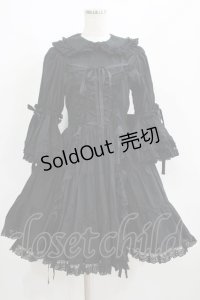 metamorphose / ラッパ袖ティアードワンピース Free ブラック H-25-06-10-010-ME-OP-NS-ZH