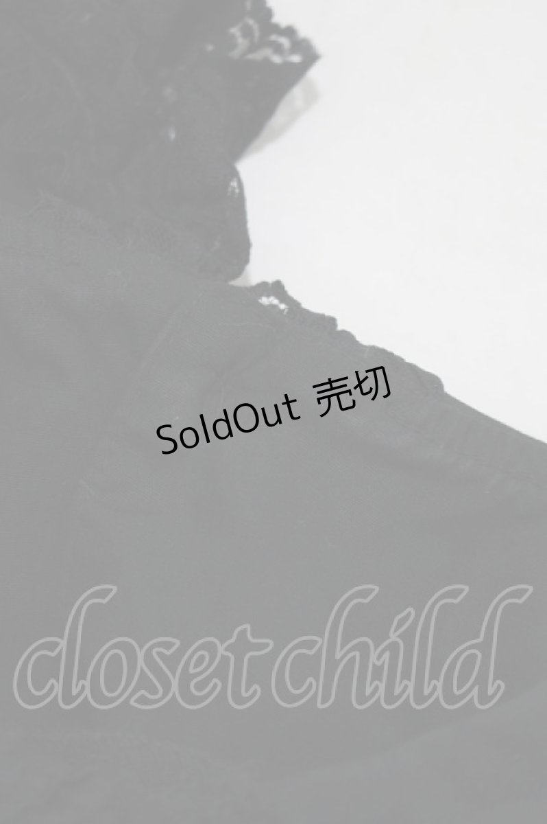 画像4: metamorphose / ラッパ袖ティアードワンピース Free ブラック H-25-06-10-010-ME-OP-NS-ZH (4)